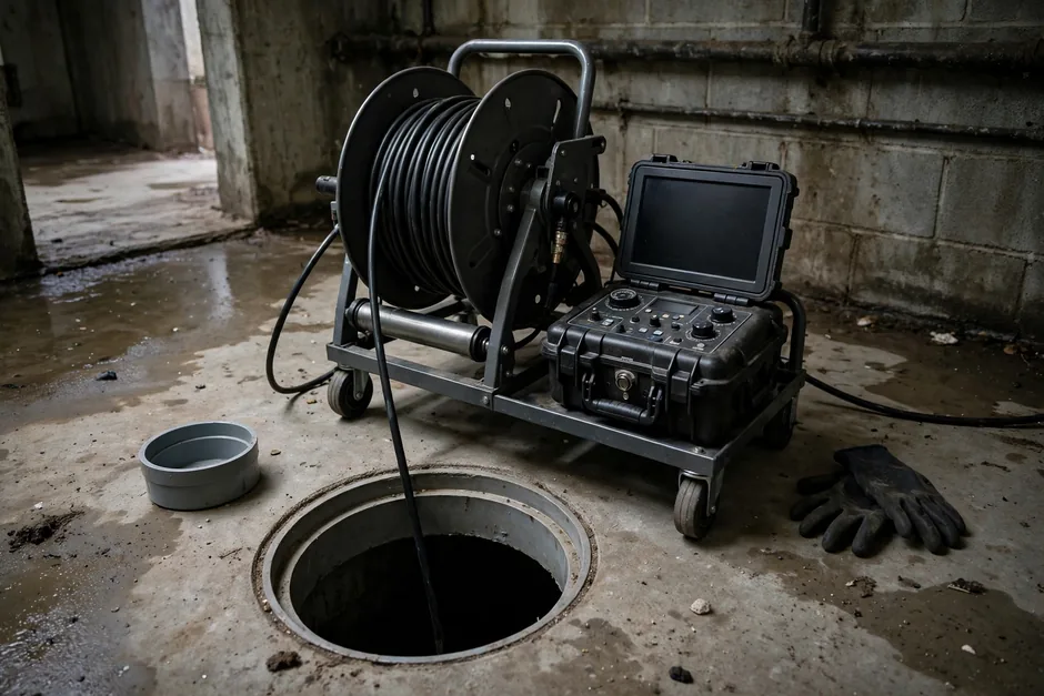 Sewer camera inspection