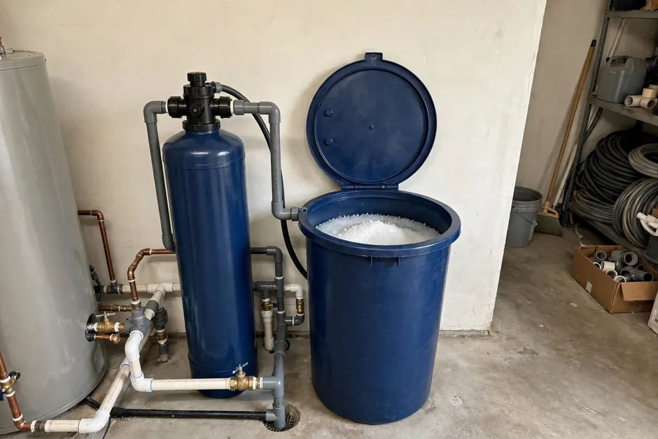 Water softener unit
